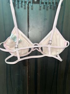 Baby Pink Bikini Top. Will Fit 32-A/B, XS, S.