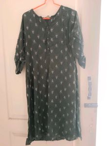 A cute green kurta