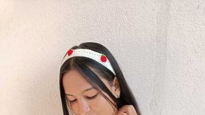 Crochet Strawberry Headband