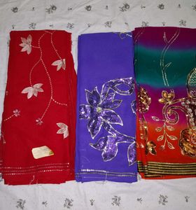 3 Saree Combo