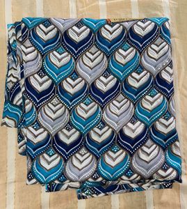 Peacock 🦚 All Over Unstitched Suit With Chunni
