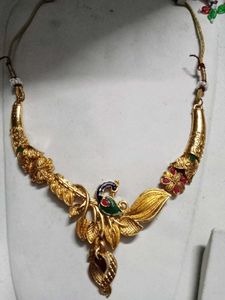 Ruby &amp; Crystal Statement Necklace