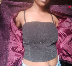 Purple And Black Colour Unused Blazer🖤💜