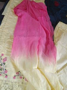 New Elegant Pastel Yellow Kurta Set