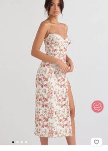 Floral Midi Slip Dress