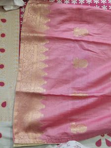 Pink &amp; Gold Anarkali Kurti