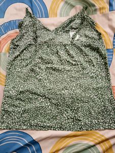 Green Print Cami Tunic (Size m)