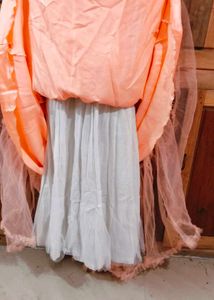 Peach Ethnic Gown