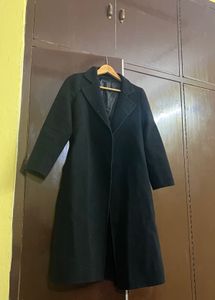 Black Stylish  Long Overcoat 🖤