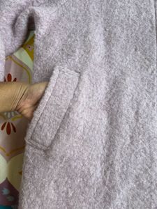 Pastel Purple Wool Coat