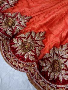 Designer Embroidered Lehenga Choli Double Shaded