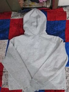 Puma Grey Zip-Up Hoodie