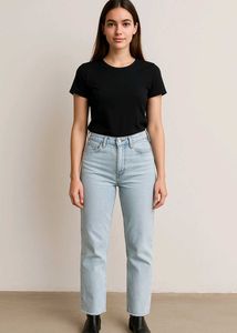 Light Wash Denim Jeans