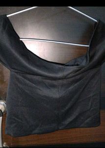 Black Off-Shoulder Top