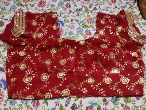 Red Party Wear Saree