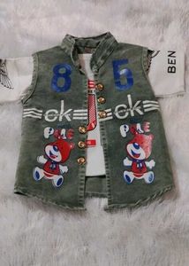 Kids Designer Vest Outfit