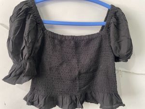 Bell Sleeves Square Neck Blouse Top