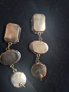 Sparkling Gemstone Drop Earrings