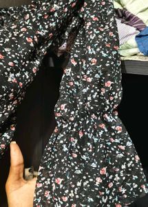 Floral Print Crop Top