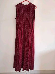 Maroon Ethnic  Shrug