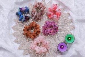 Floral Scrunchie Set Of 6