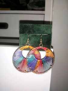 "Radiant Gemstone Earrings"