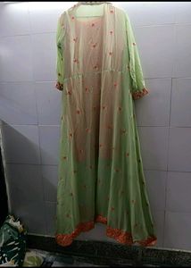 Elegant Orange Kurta set