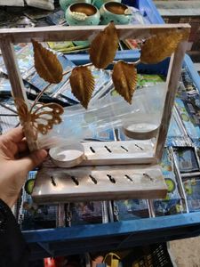 Leaf &amp; Butterfly Candle Holder Only Online Payment