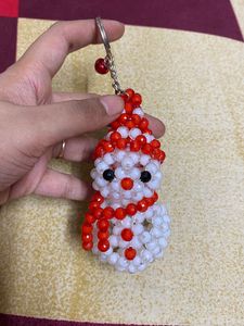 Cute Little Snowman Keychain