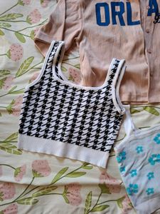 3 tank top and 1 jacket combo