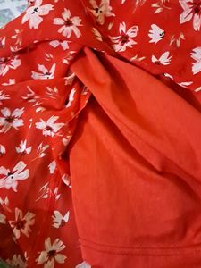 Red Sleeveless Top