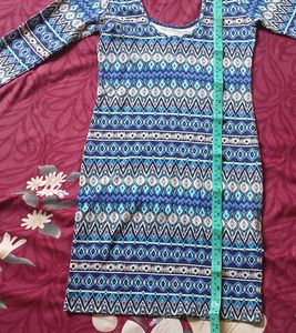 Patterned Mini Dress