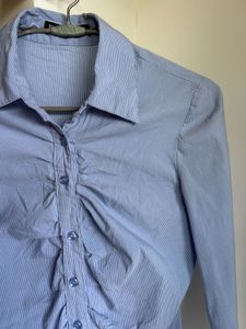 Blue Stripped Fitted Shirt