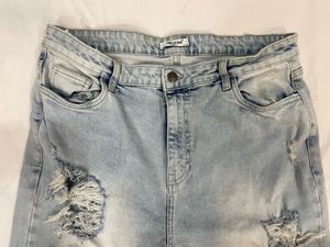 Ripped Light Wash Jeans