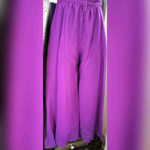 Women Purple Ethnic Kurta Suit Set With Dupatta
