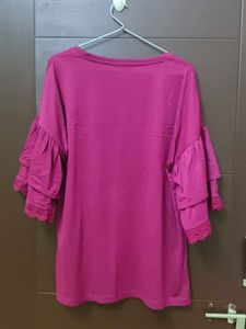 Max Purple Rayon Shirt