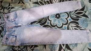 Light Wash Embellished Jeans