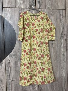 Yellow Floral Kurti
