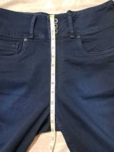 Dark Blue Denim Jeans