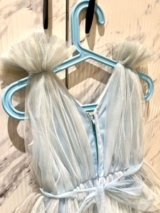 Blue Tulle Party Dress Size 20