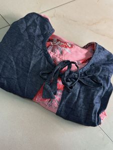 Floral Dress with Shrug