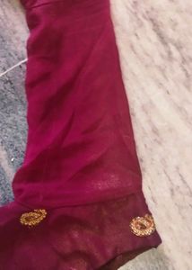 Full Circle Frok Suit  With Legi  And Dupatta   Complete Three Pieces  Fabric ---georgette   Full Embroidery On Shirt   (Only One Time Use  )   Margan ---given