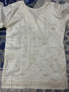 White Kurti