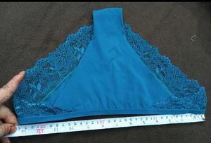 Blue Lace Trim Panties 💚