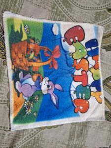 Trendy Cartoon Print Handkerchief | Soft & Stylish