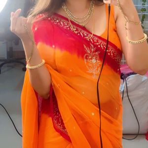 Pure Georgette Saree