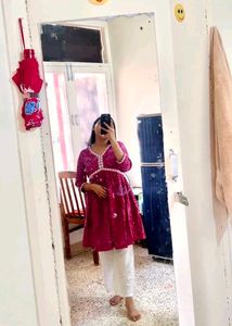 DARK PINK KURTI SETS