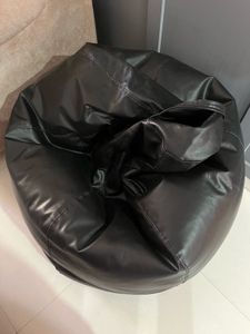 XL Black Bean Bag – Gently Used + Extra Beans