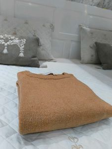 Classic Tan Knit Pullover