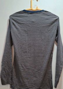 Striped Round-Neck Top